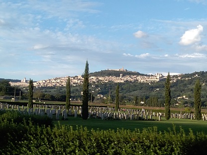 Rivotorto - pohled na Assisi